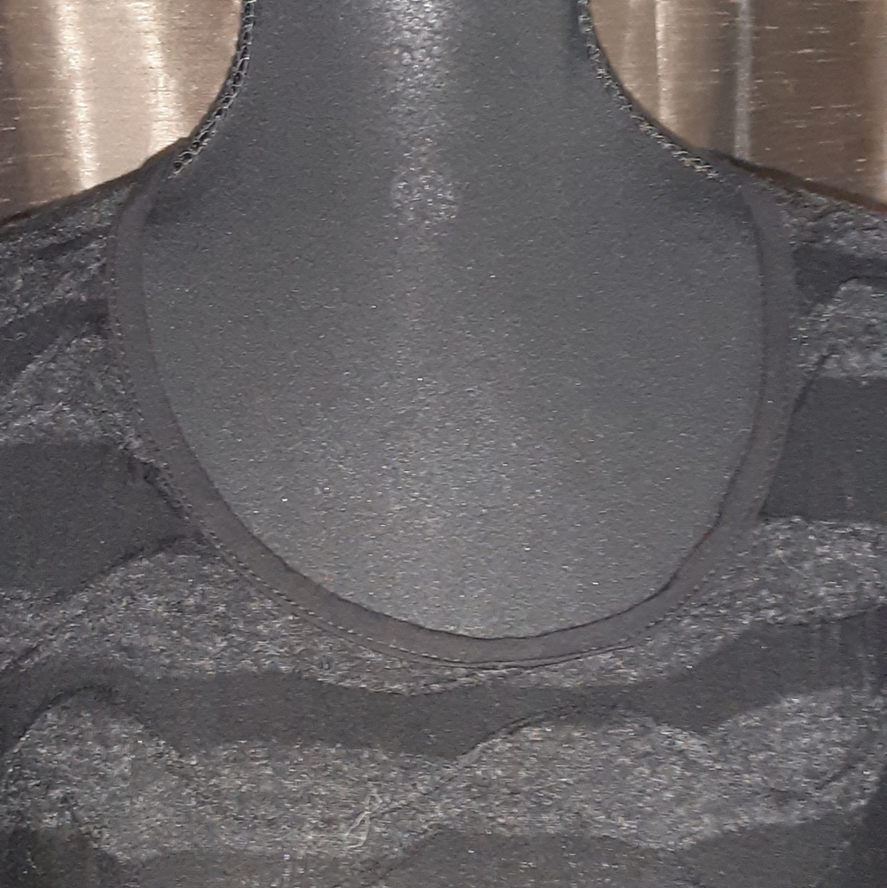 Black and Gray Striped Long Sleeve Dress - Picture 4 of 7